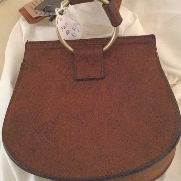 New brown leather crossbody bag - Picture 5 of 5